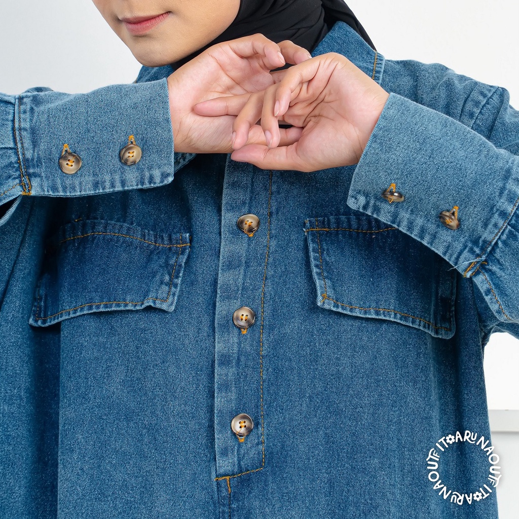 TUNIK LONG DENIM BY ARUNA OUTFIT