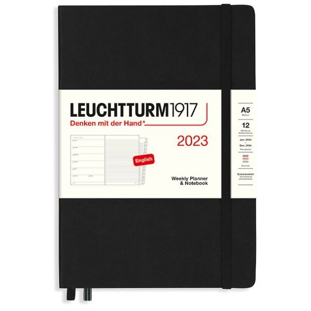 

Agenda Leuchtturm 1917 Weekly Planner & Notebook Medium A5