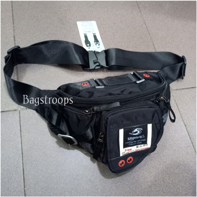 Tas pinggang pria waistbag  waterproof jungle surf 04531
