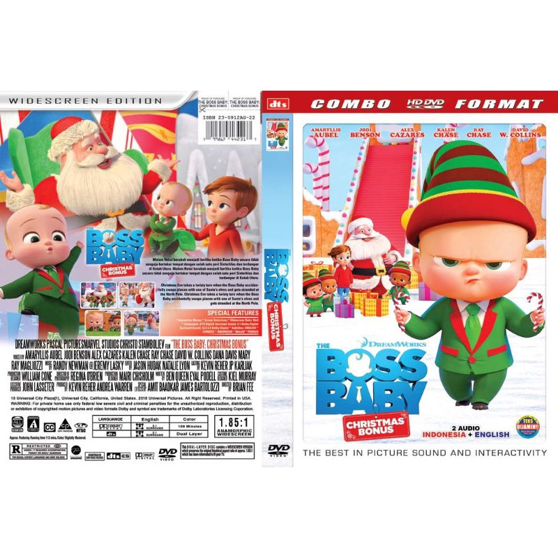 DVD BOSS BABY CHRISTMAS BONUS (2022)