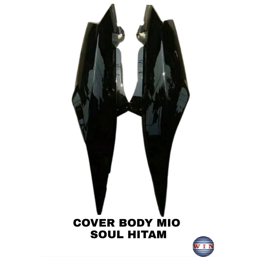 BODY BELAKANG MIO SOUL KARBU HITAM / COVER BODY MIO SOUL HITAM