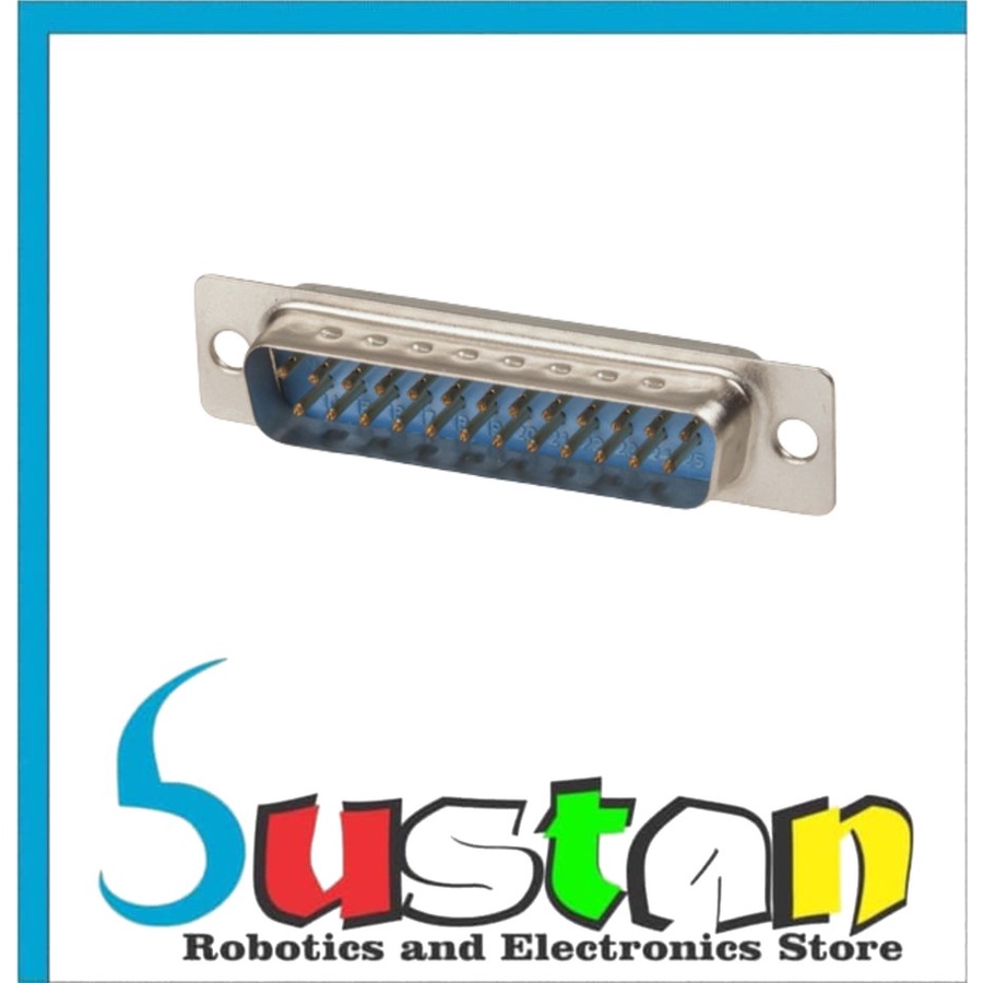 DB25 MALE SERIAL PORT CONNECTOR DB 25 MALE SOLDER 25 PIN CABLE