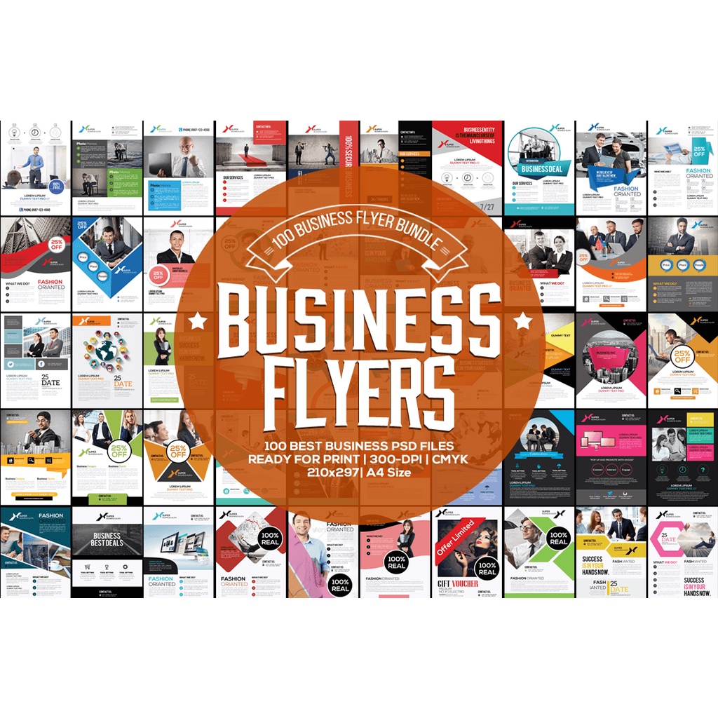 100 High-Quality Business Flyer Templates