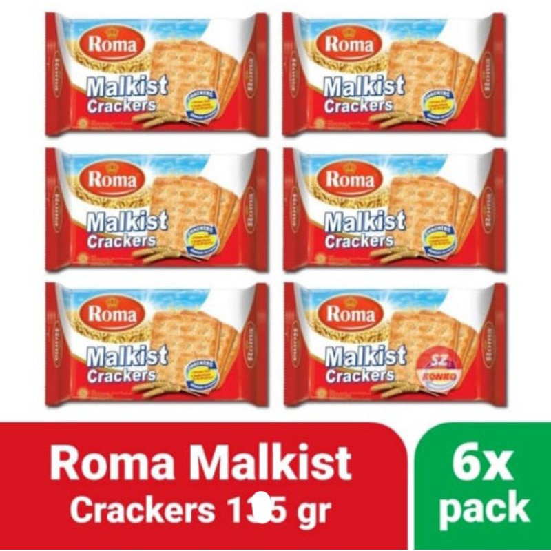 

Roma Malkist Crackers paket hemat 6 pack