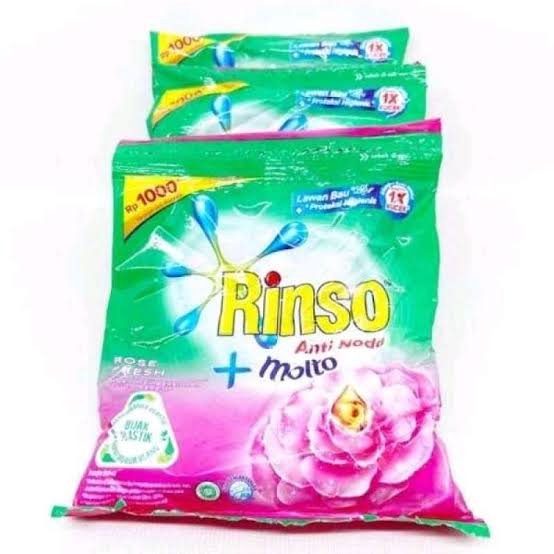 Detergent bubuk rinso dan Molto anti noda ( 1 renceng isi 6 ) deterjen bubuk bersih dan murah