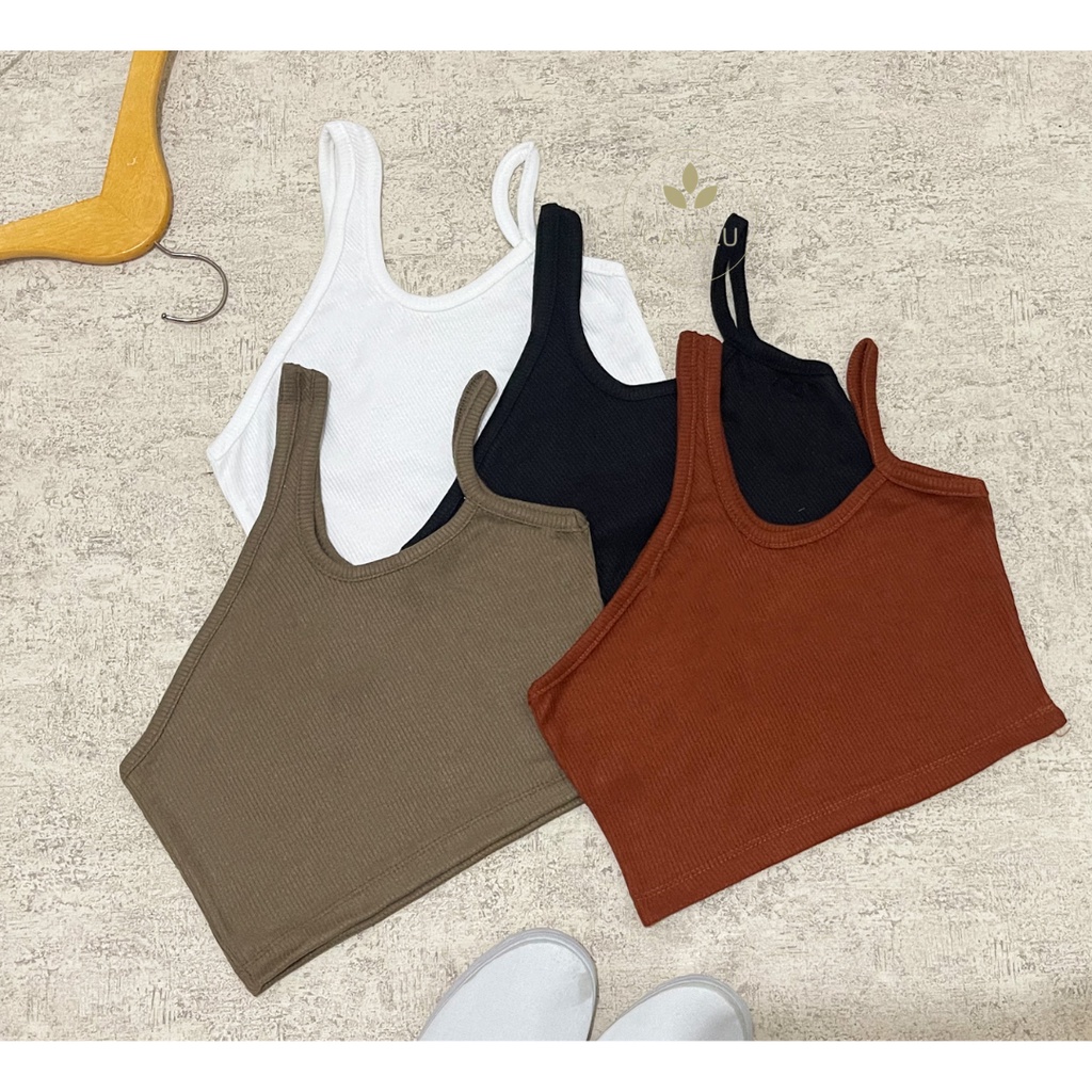 CAVALU Korean Crop Top One Shoulder Top Tank Top Tarzan Korean Tanktop 162