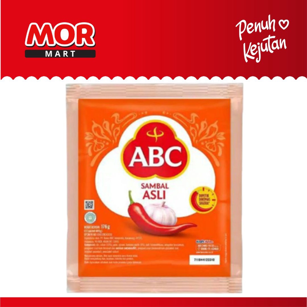 

ABC Sambal Asli Spicy Chili Sauce Sachet 22s x 8 gr