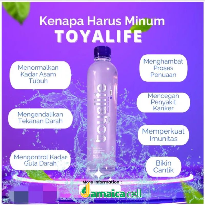 

Toyalife air minum Alkaline pH 9+