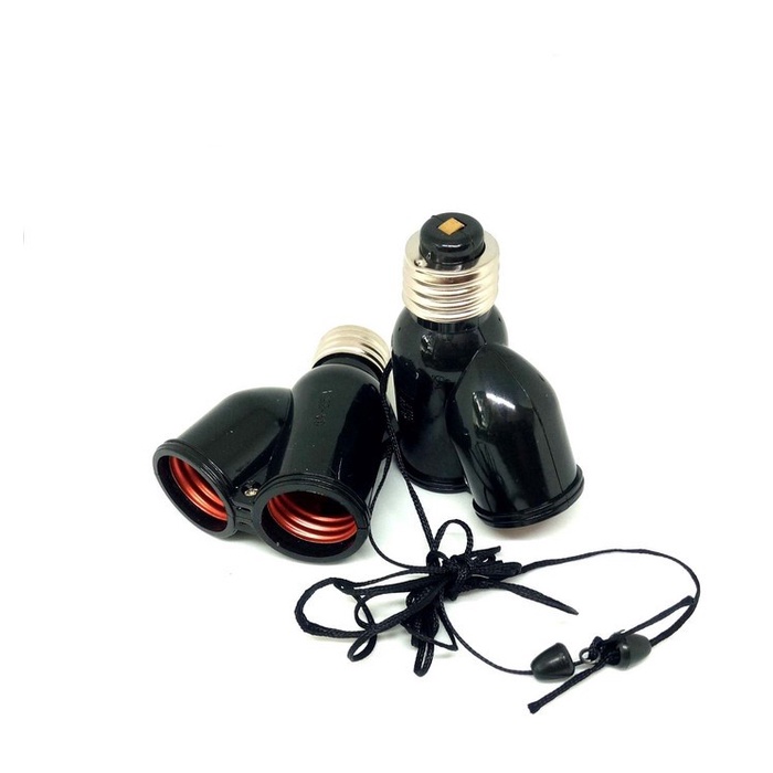 FITTING LAMPU TARIK TALI E27 CABANG 2