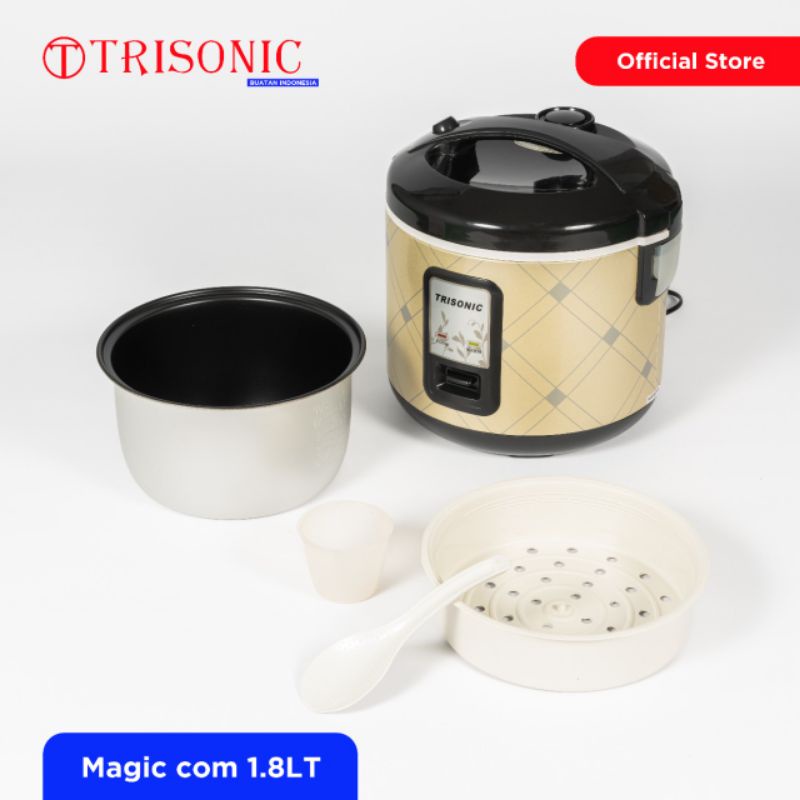 TRISONIC Magic Com 707 A 1.8 LT - Hitam - Putih