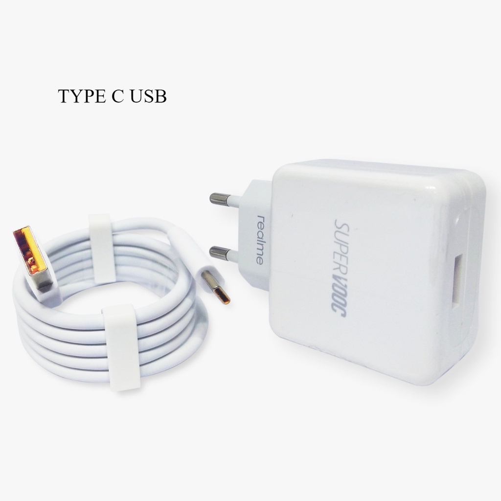 Travel Charger Cas Realme 20 Watt Charger Cas Realme 4A AKR15 Type C / Micro USB Original Realme R15 Realme 20W