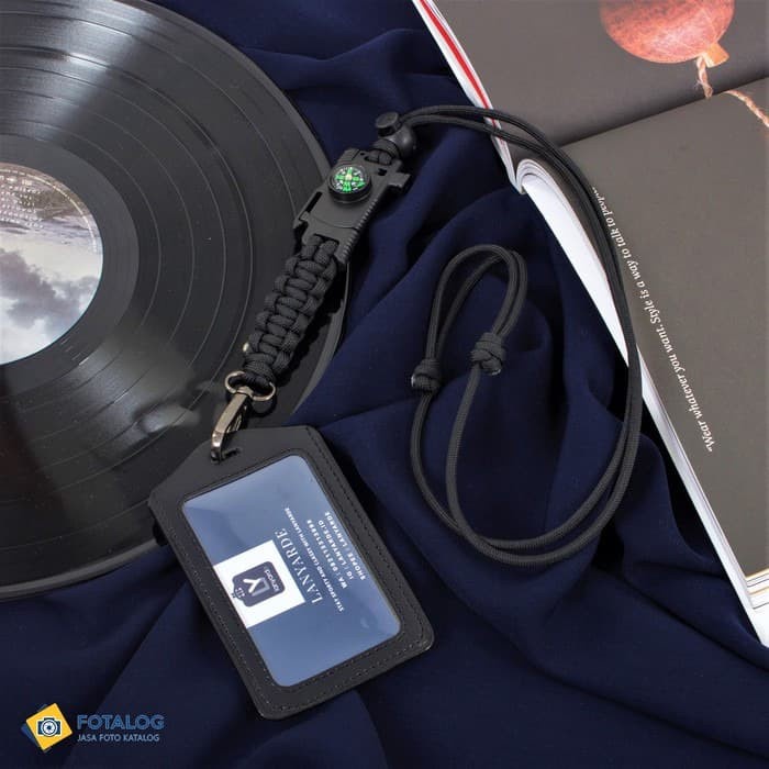 

PROMO SPECIAL 4161 Lanyard Survival Name Tag ID Card Holder Tali Leher Tempat Kartu Code 1669