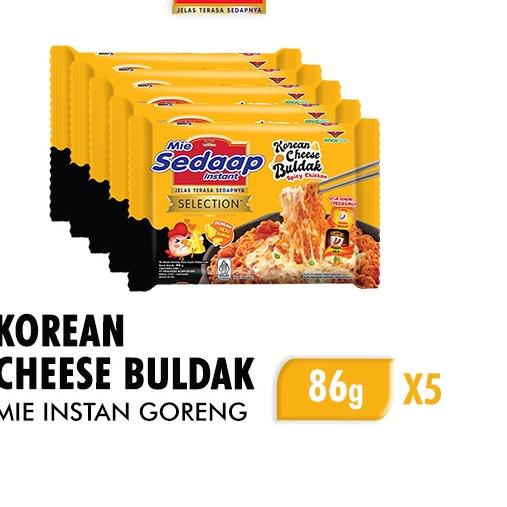 

Paling Disukai Mie Sedaap Korean Cheese Buldak 86 gr x5 T6T''