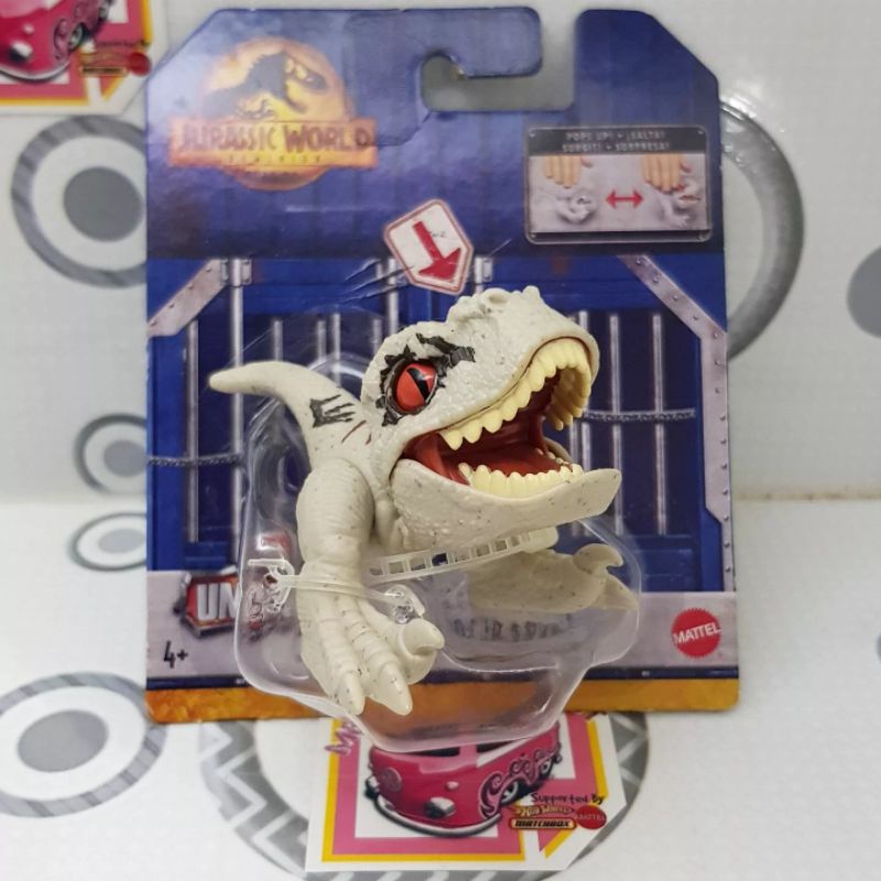 Jual Jurassic World Dominion Uncaged Atrociraptor Wild Pop Up Mattel Dinosaurus Shopee Indonesia