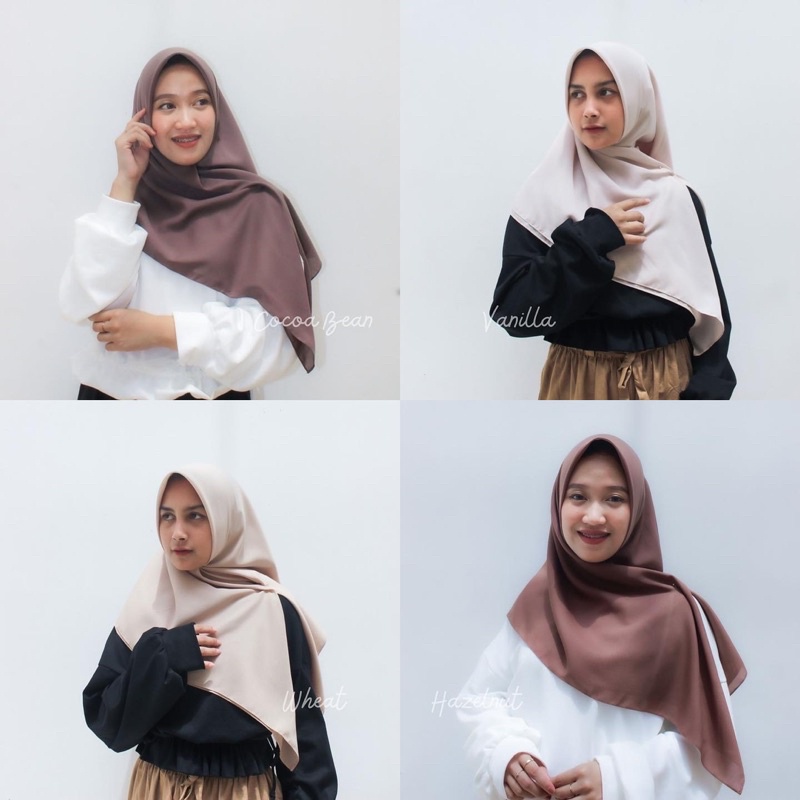 Mecca Square Scarf (Plain Paris Cotton)