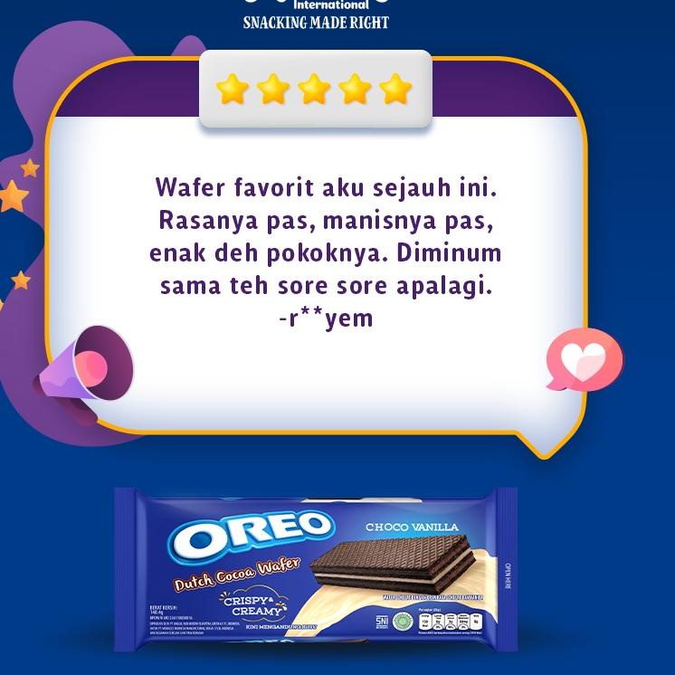 

⇈ Oreo Choco Vani Wafer 140.4G - Triple Pack ㍾