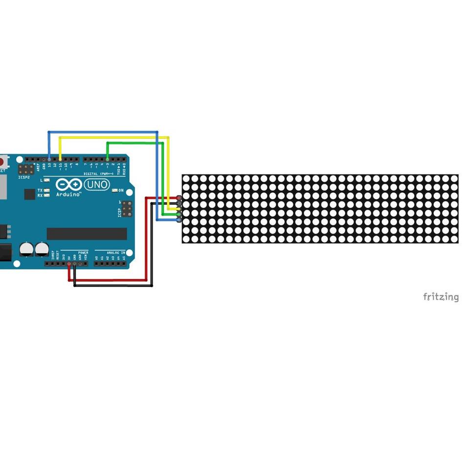 Jual Gratis Garansi Max7219 Led Dot Matrix 32x8 Display Module For Arduino Max 7219 32x8 2816