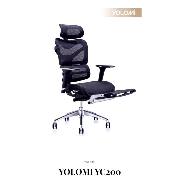 

YOLOMI ERGONOMIC CHAIR (155-175CM) EXECUTIVE WITH FOOT REST - YC200