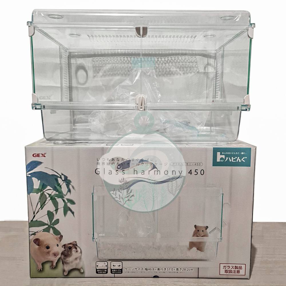 Kandang GEX HARMONY 450+ Plus Kandang Hamster Reptil Akrilik Kaca