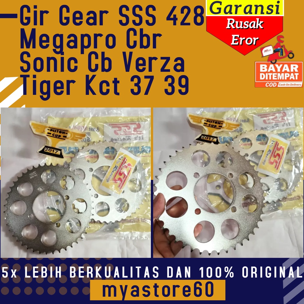 Gir Gear SSS 428 Megapro Ger Cbr Sonic Gire Cb Verza Gier Tiger Kct 37 39