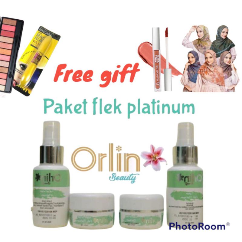 Miffglow - Orlin Beauty paket flek platinum original pemutih obat flek penghilang flek hitam
