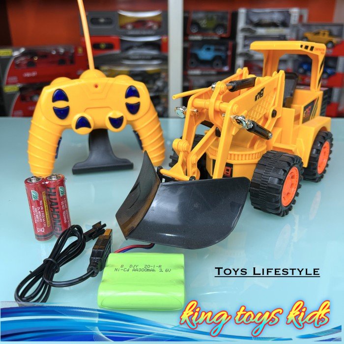 BARU / Mainan Mobil Truk Konstruksi Bulldozer RC Remote Control Construction - Bulldozer V