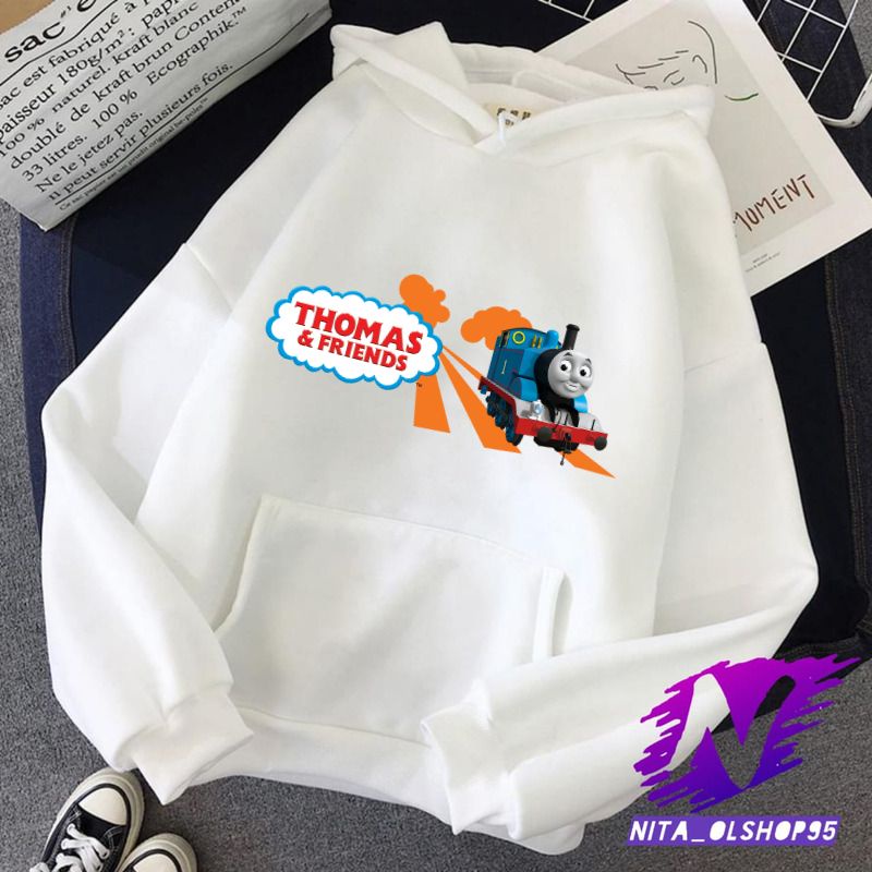 THOMAS AND FRIENDS HOODIE KARTUN ANAK THOMAS AND FRIENDS