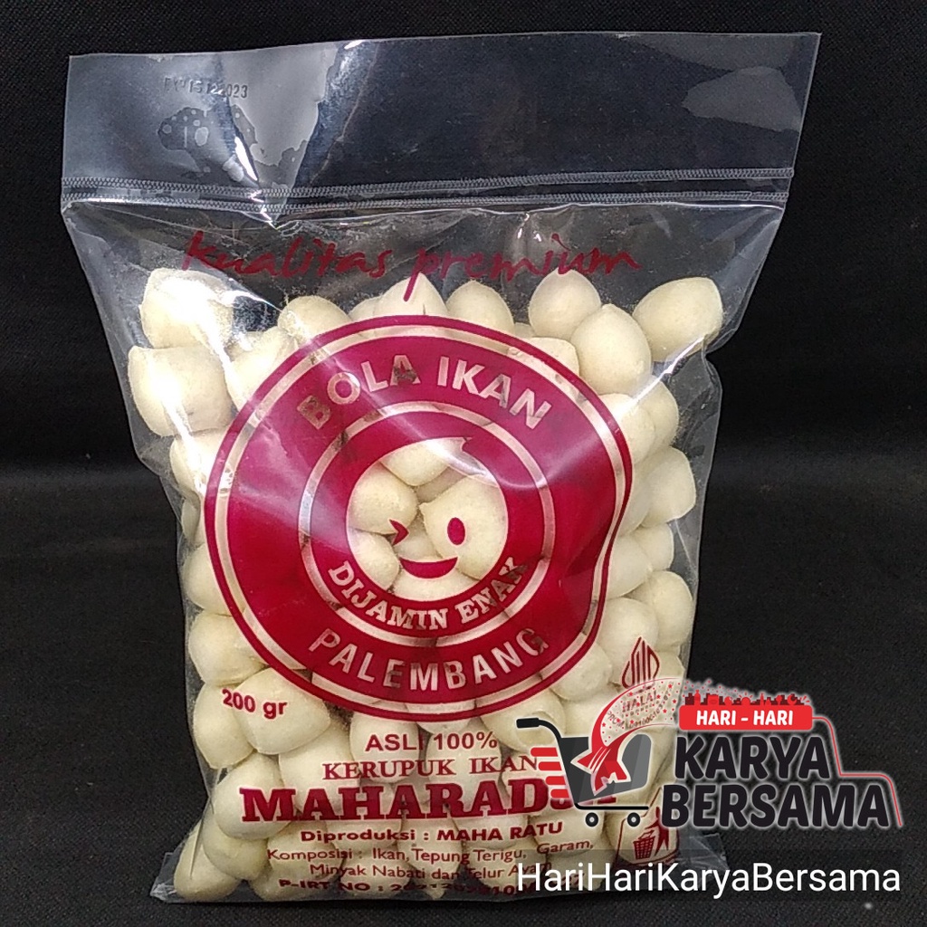 

MAHARADJA KERUPUK BOLA IKAN PALEMBANG BESAR 200GR