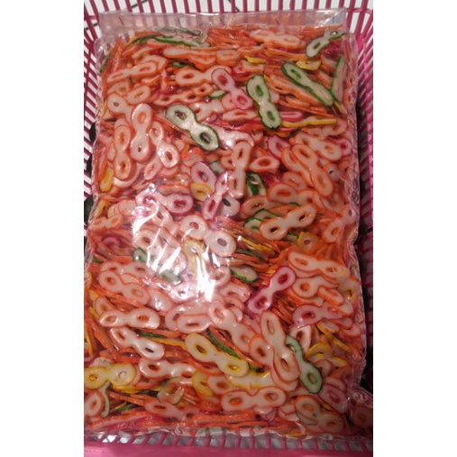 

Krupuk Seblak 8, isi 500 Gram
