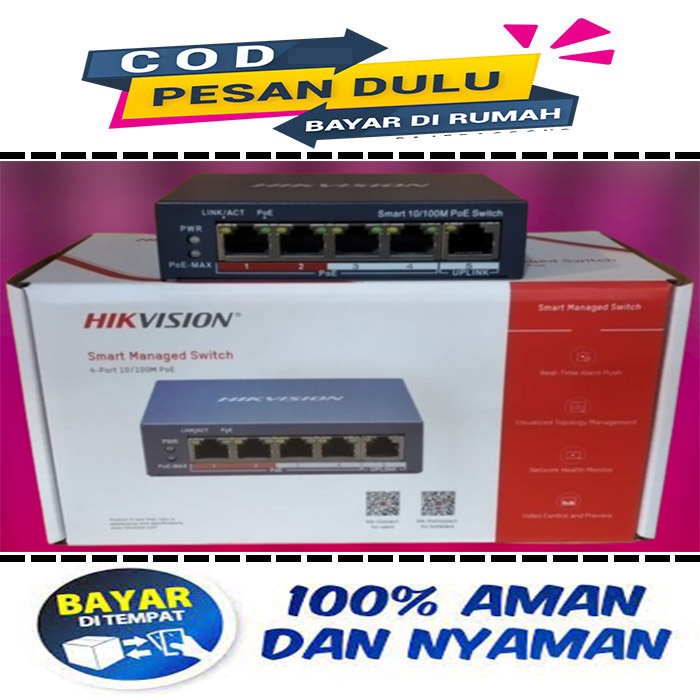 HIKVISION SWITCH POE (5 PORT)