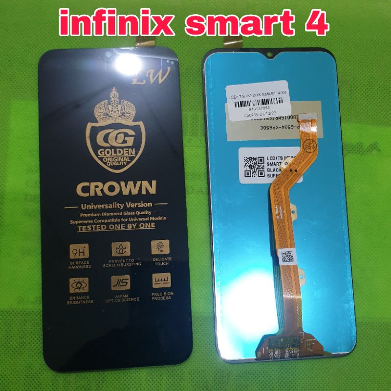 lcd ts touchscreen infinix smart 4 x653 fullset