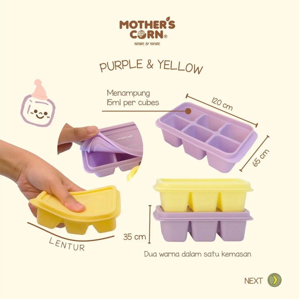 Mothers Corn Silicone Freezer Cubes (Double)