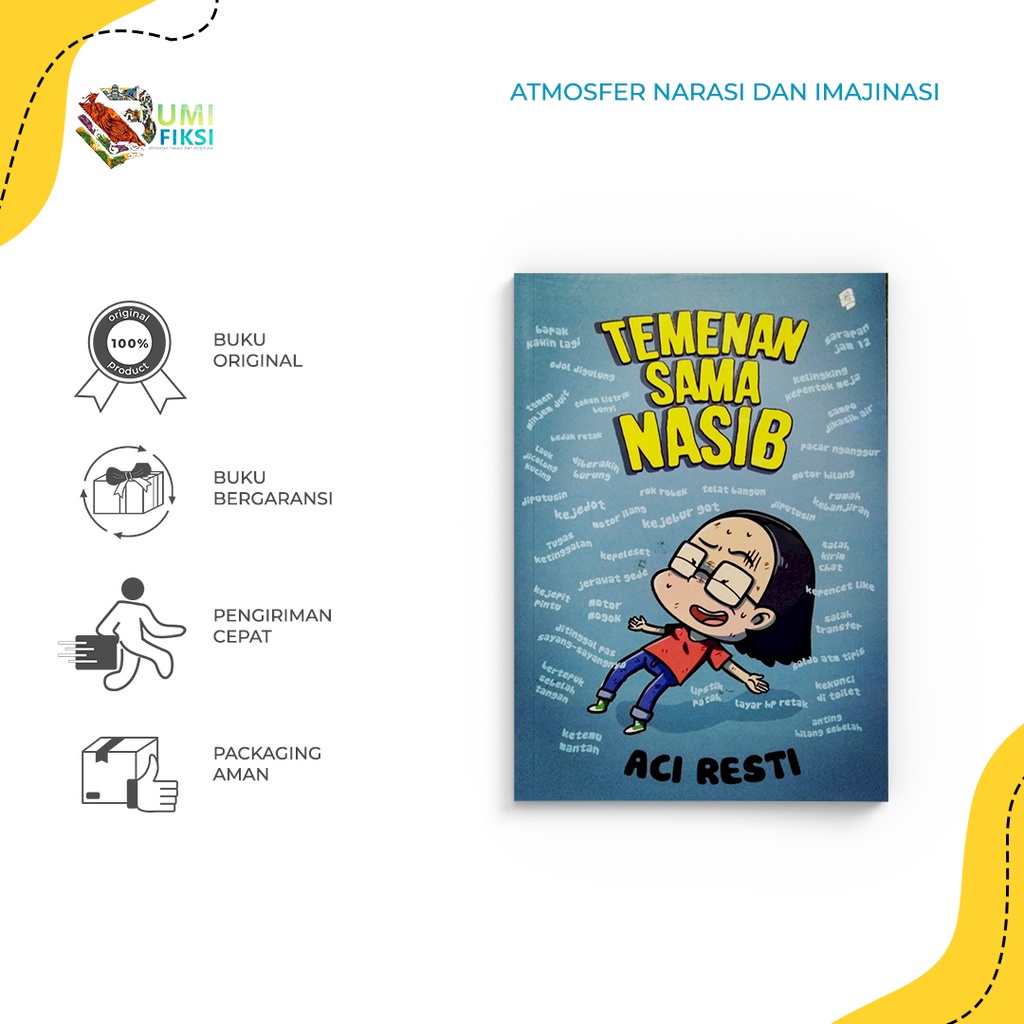 Buku Komik Temenan Sama Nasib - Bukune - Aci Resti - Bumi Fiksi
