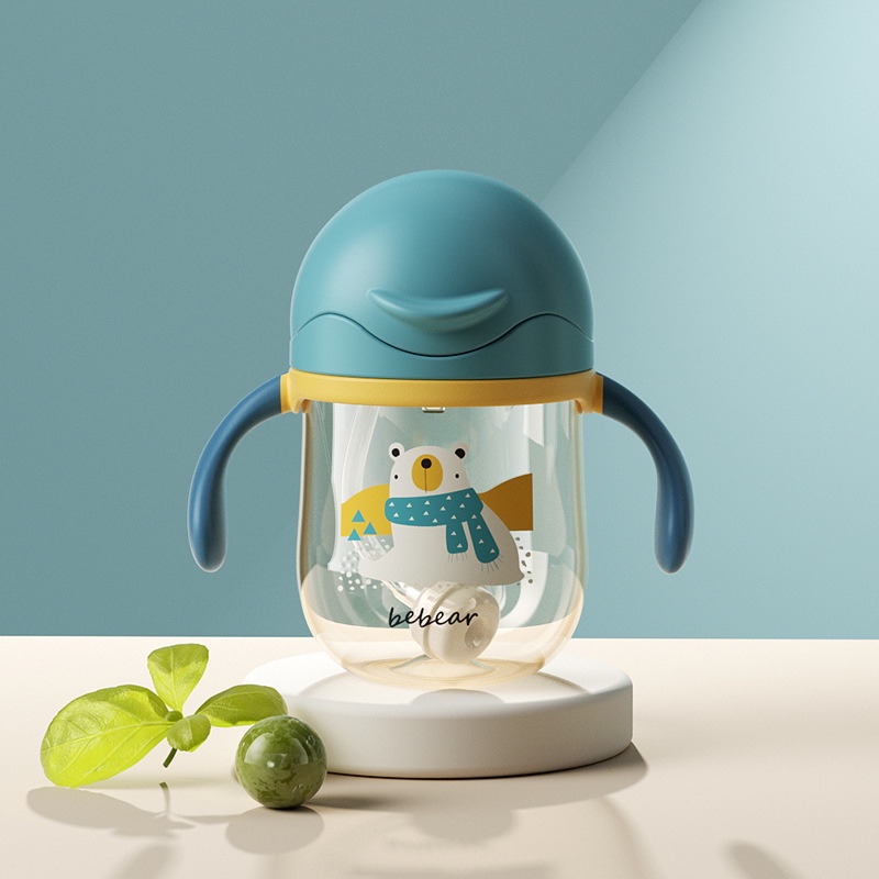 BOTOL MINUM ANAK / BABY KAPASITAS 700ML KARAKRTER LUCU BPA FREE-254-1 NAVY