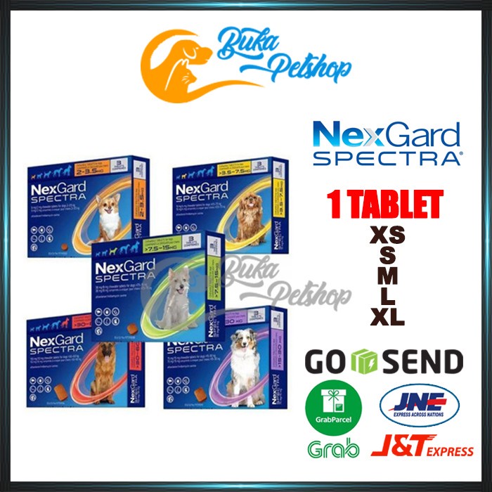 OBAT KUTU ANJING NEXGARD SPECTRA S / M / L / XL