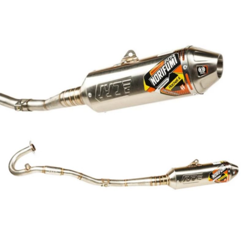 KNALPOT NORIFUMI ROCKET 4SE STAINLESS (KOMPETISI) - YAMAHA WR155