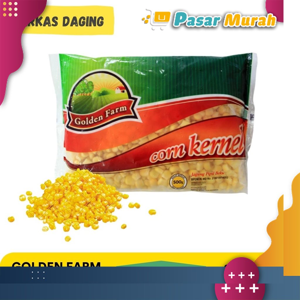 

Golden Farm Corn Kernel - Jagung Pipil Beku 500 gram | PASAR MURAH MEDAN
