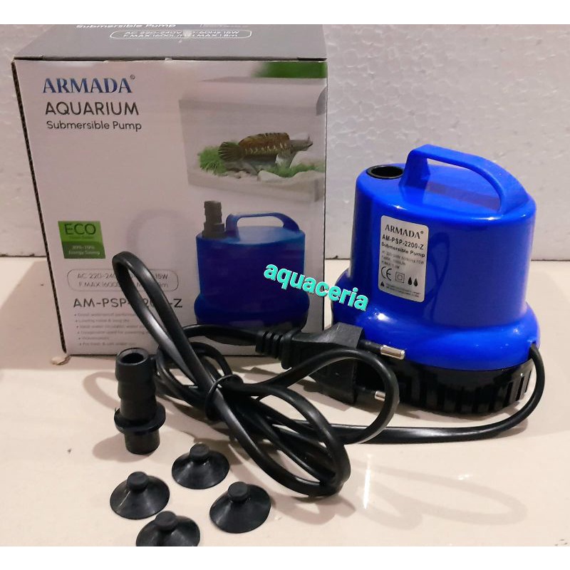 mesin pompa celup kolam aquarium air power head ARMADA AM PSP 2200Z TERLARIS