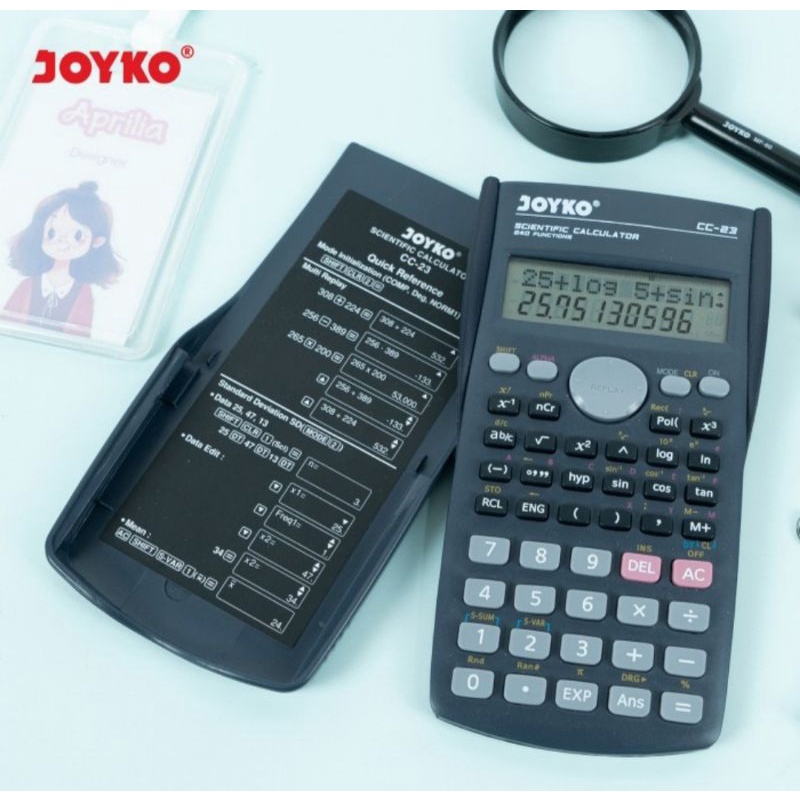 

Kalkulator Ilmiah Joyko CC-23 Scientific Calculator