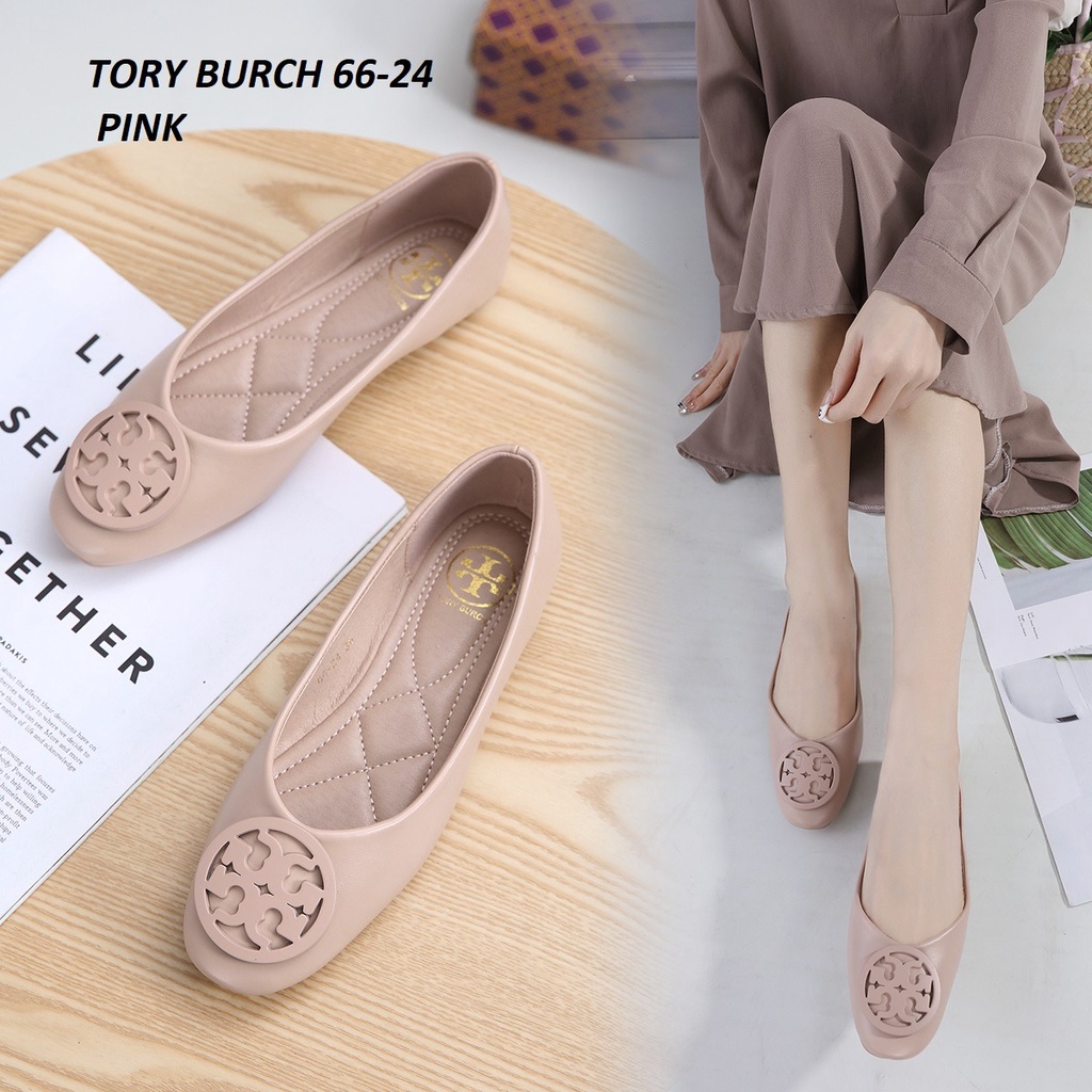 SEPATU WANITA KULIT FLAT SHOES 66-24