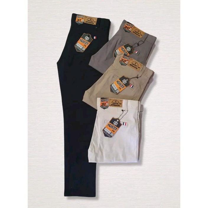 CELANA CHINO PANJANG PREMIUM BRAND MERK FULL ACC