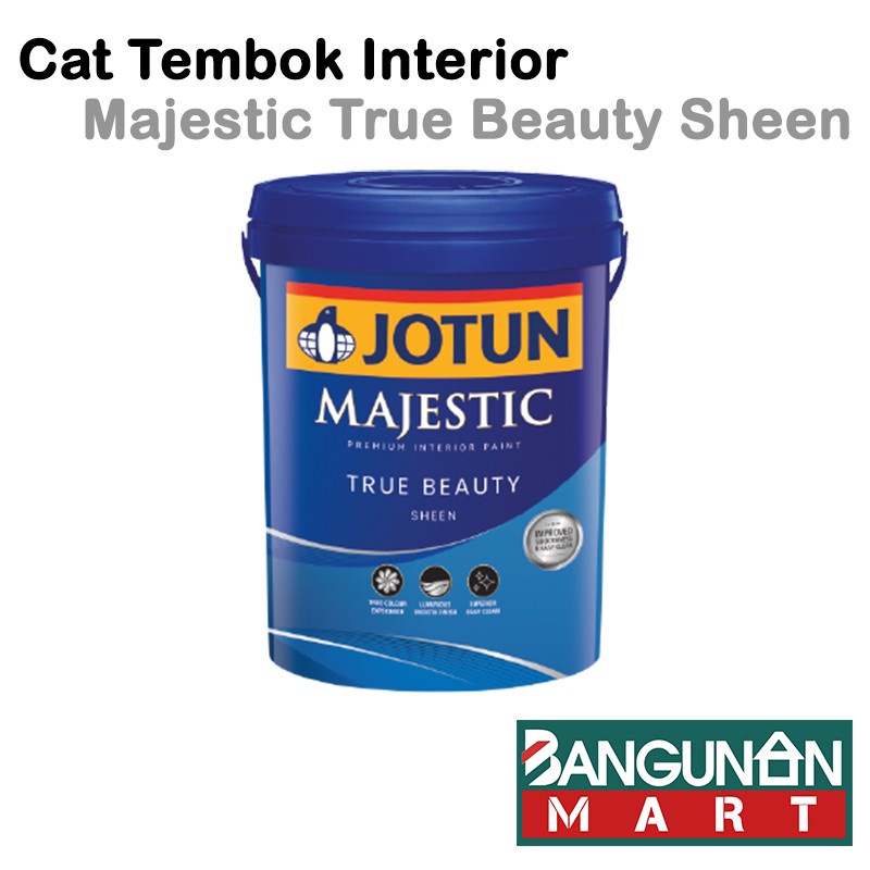 Cat Dinding Jotun Majestic True Beauty Sheen 2.5 Liter