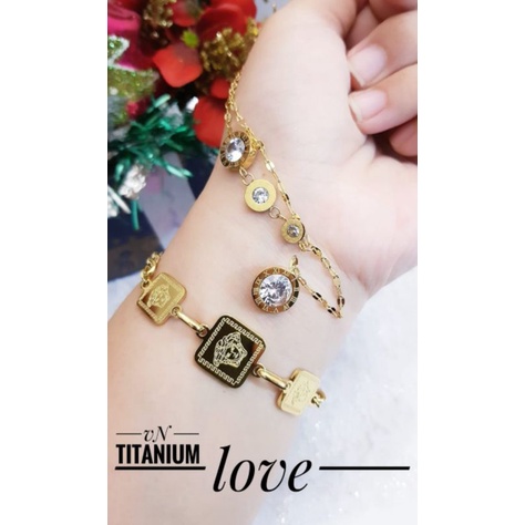 Titanium berlapis mas 18 k
