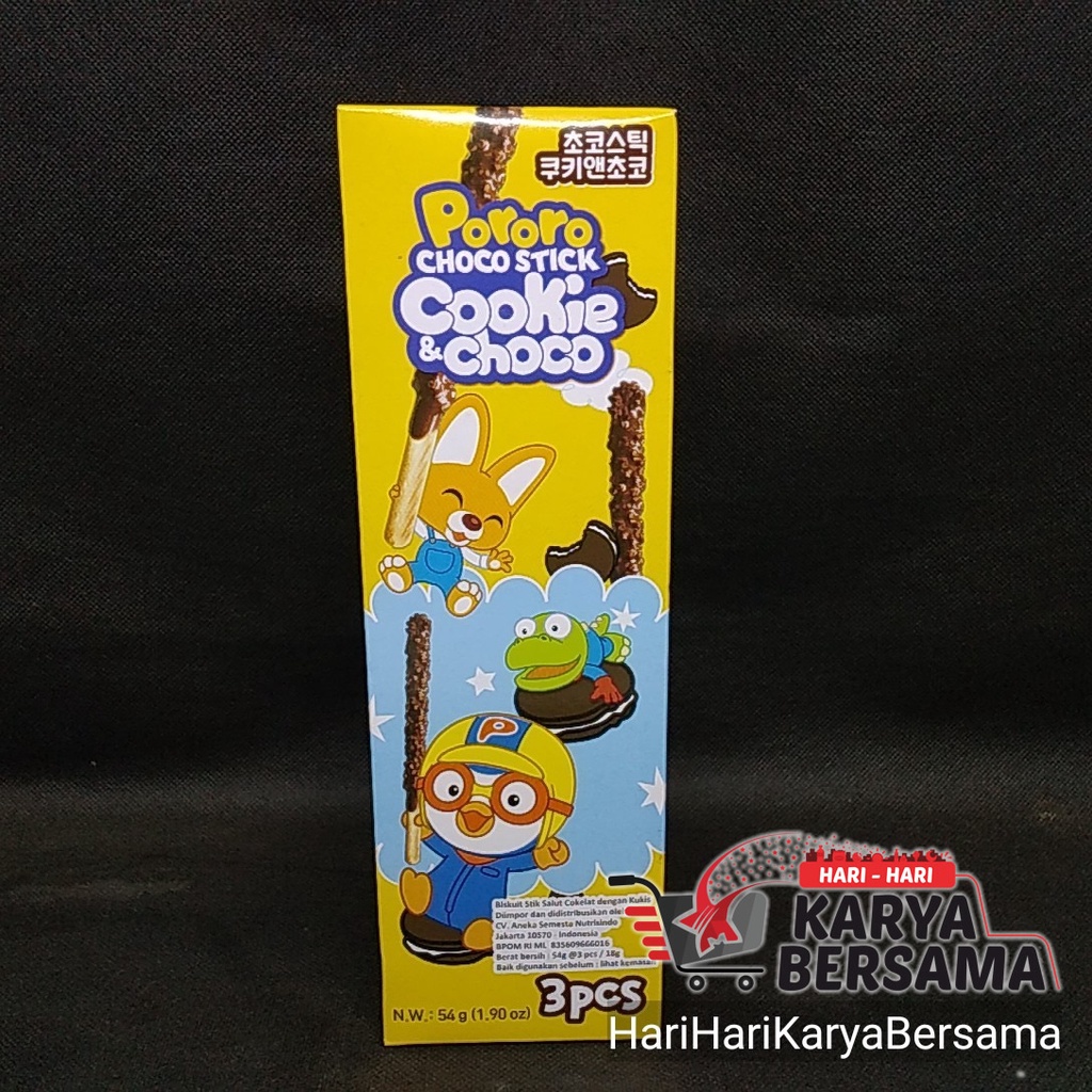 

PORORO CHOCO STICK COOKIE & CHOCO 54GR