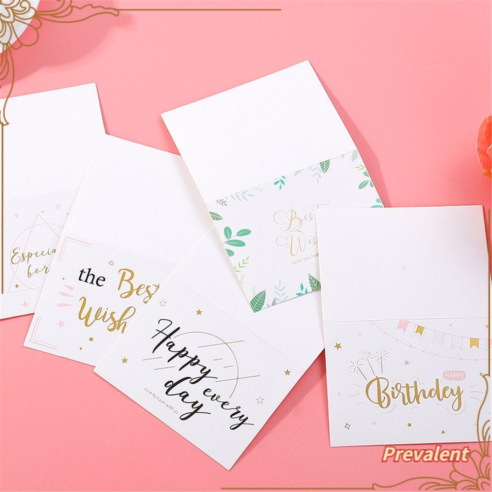 Preva Thanks Card Bronzing Paket Sisipan Best Wishes Happy Birthday