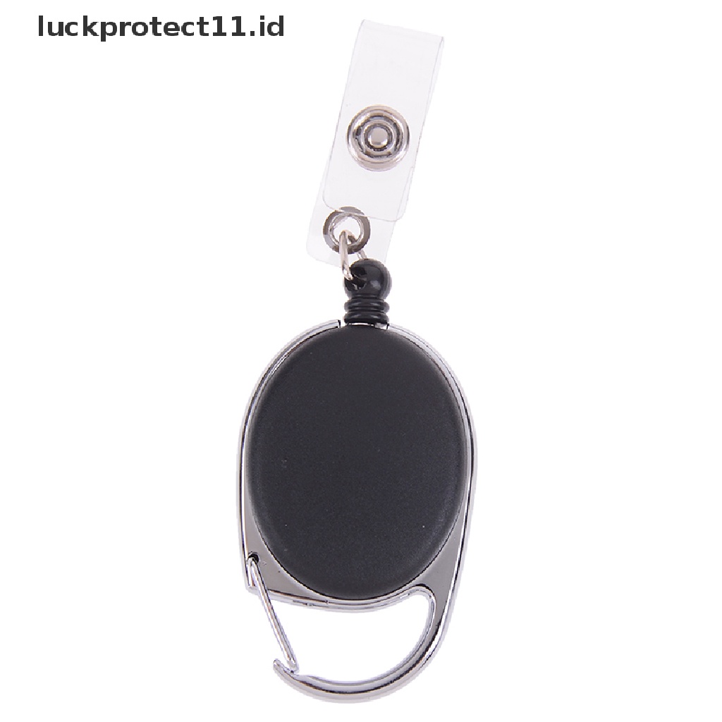 /Fashion Hot// Fashion// Retractable Reel Recoil ID Badge Lanyard Name Tag Kunci Card Holder Belt Clip.