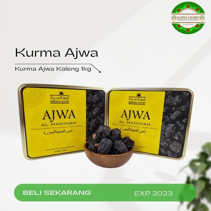 

TERLARIS KURMA AJWA MADINAH 1KG BEST SELLER RER69464S