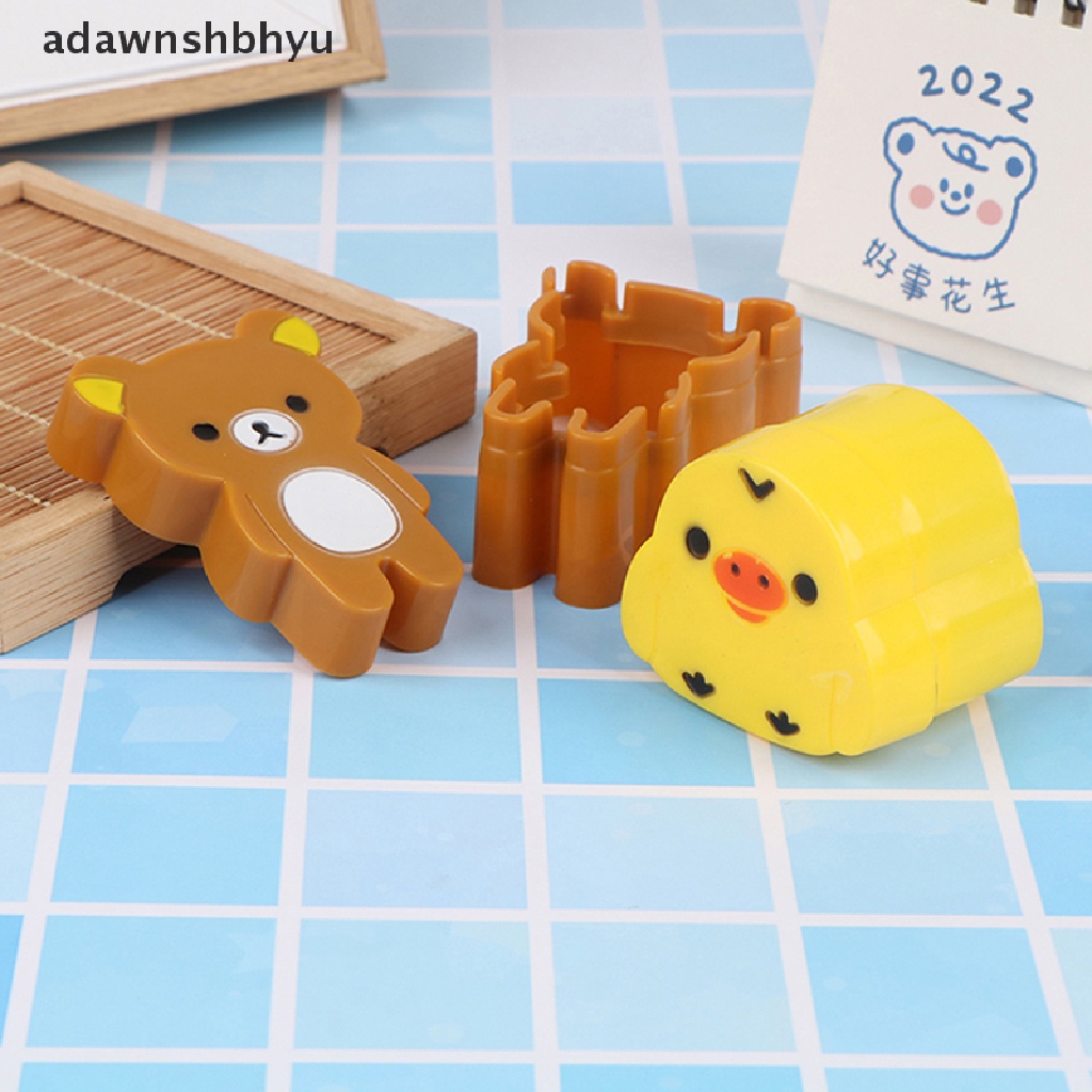 Adawnshbhyu 1pasang Cetakan Nasi Bola 3D Rice Ball Mold Cetakan Onigiri DIY Maker Bento Gadget ID