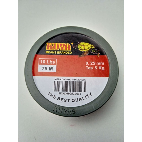 Tali Pancing Cap Kuya Cepuk 75 M ( No. 0,25 mm )