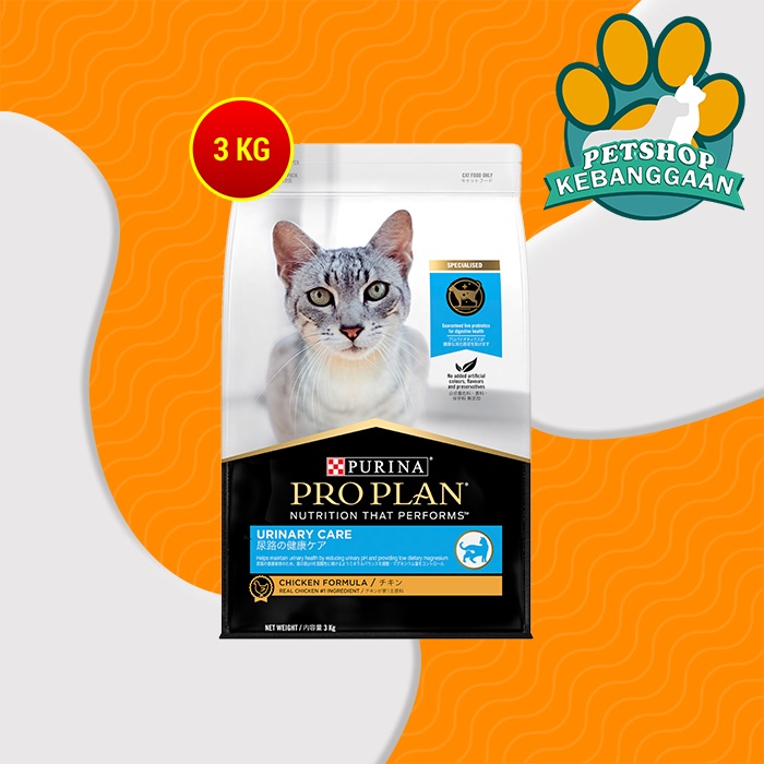 Proplan Makanan Kucing Urinary Pro Plan Susah Kencing Chicken 3 KG